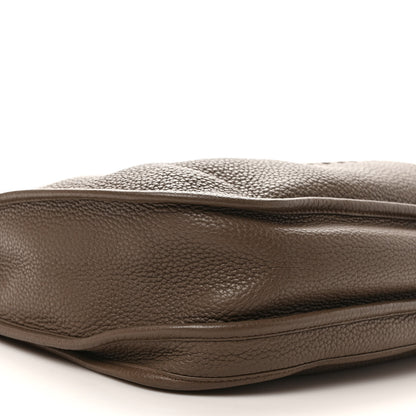 Hermes Taurillon Clemence Evelyne III GM Etain 7 of 10