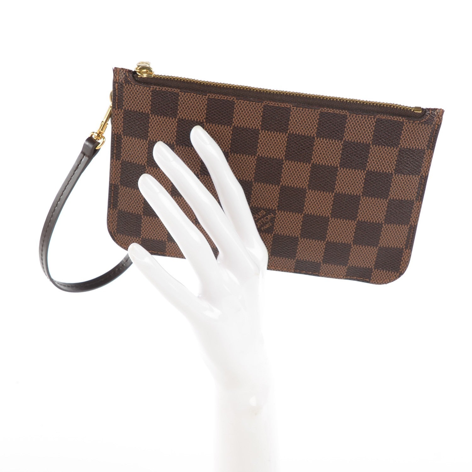 Louis Vuitton Damier Ebene Neverfull PM Pochette 2 of 7