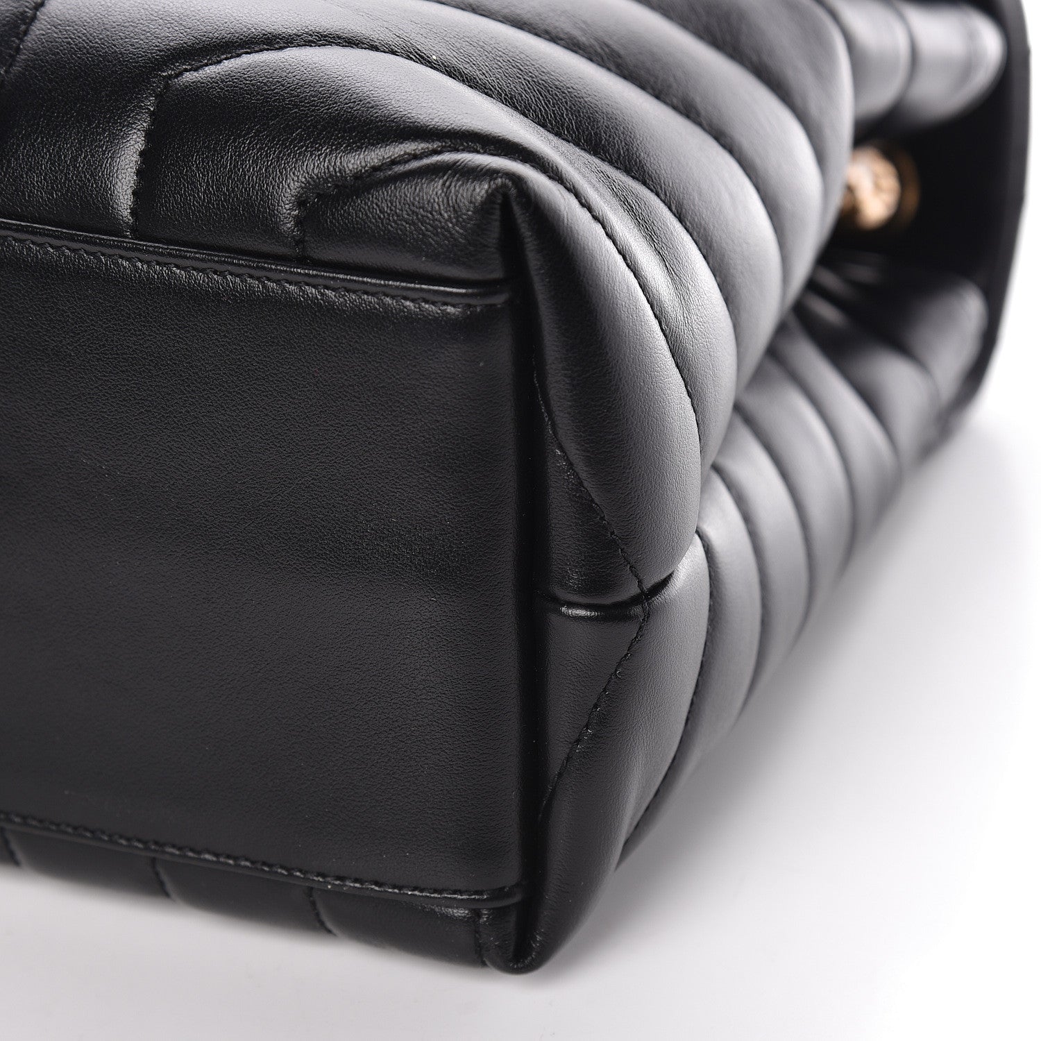 Saint Laurent Calfskin Y Quilted Monogram Medium Loulou Chain Satchel Black 11 of 11