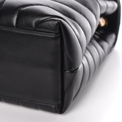 Saint Laurent Calfskin Y Quilted Monogram Medium Loulou Chain Satchel Black 11 of 11