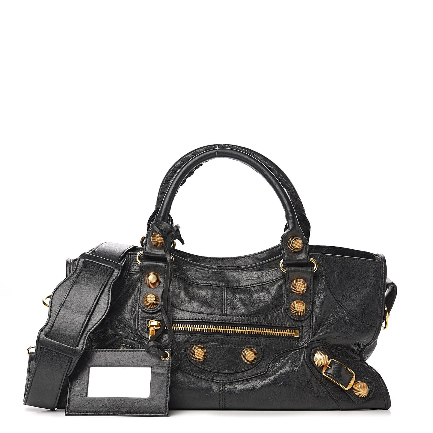 Agneau Giant 21 Gold Hardware Part Time Black