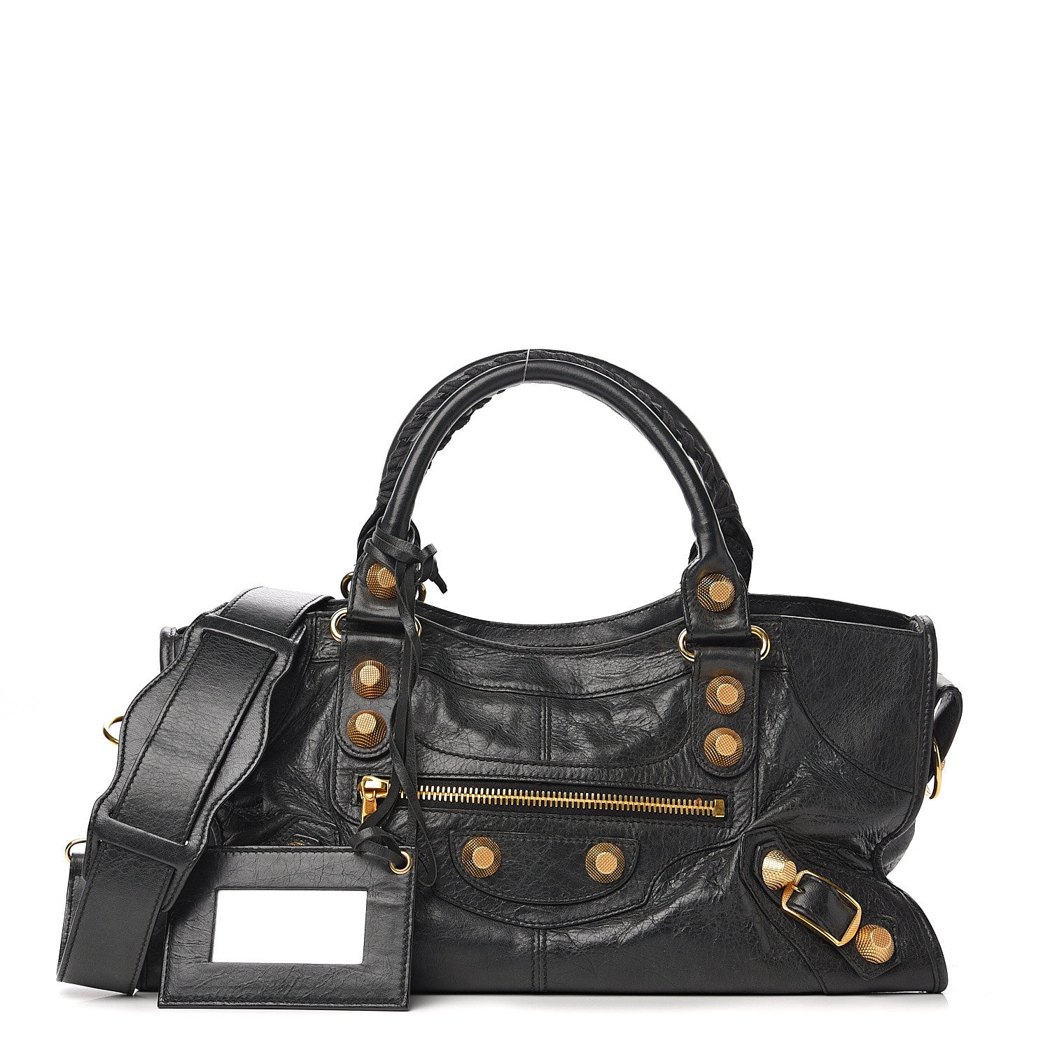 Balenciaga Agneau Giant 21 Gold Hardware Part Time Black 1 of 9