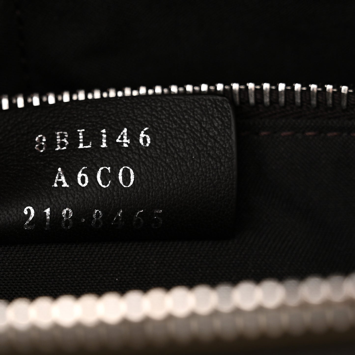 Vitello Dolce Bi-Color FF 1974 Embossed Medium By The Way Boston Bag Maya Black