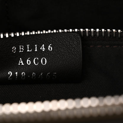 Fendi Vitello Dolce Bi-Color FF 1974 Embossed Medium By The Way Boston Bag Maya Black 9 of 12