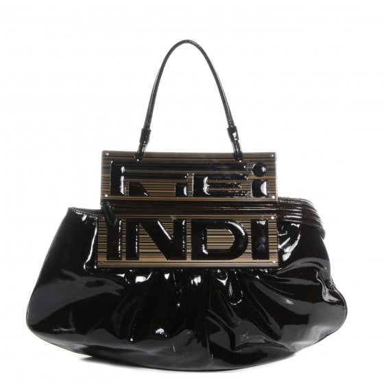 Fendi Patent To You Convertible Clutch Brown 1 of 8