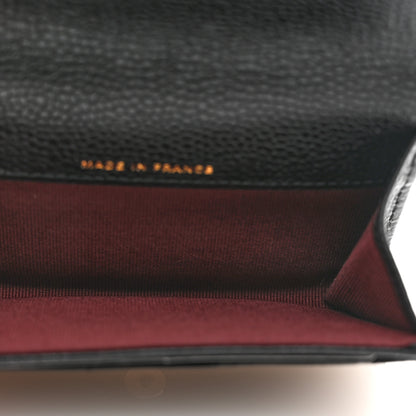 Chanel Caviar Quilted Flap Card Holder Wallet Black 5 of 9