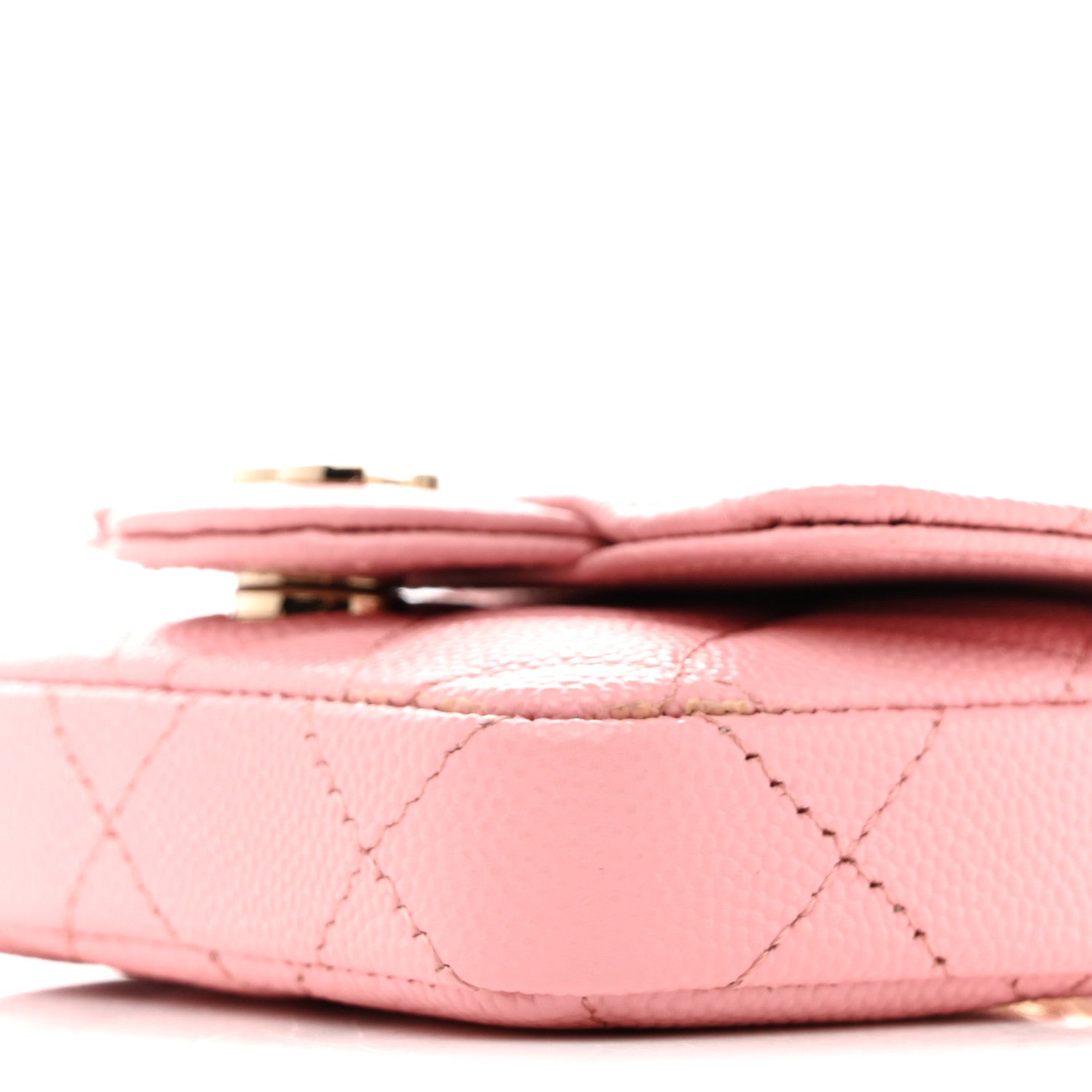 Chanel Caviar Quilted Mini Chain Belt Bag Light Pink 11 of 12