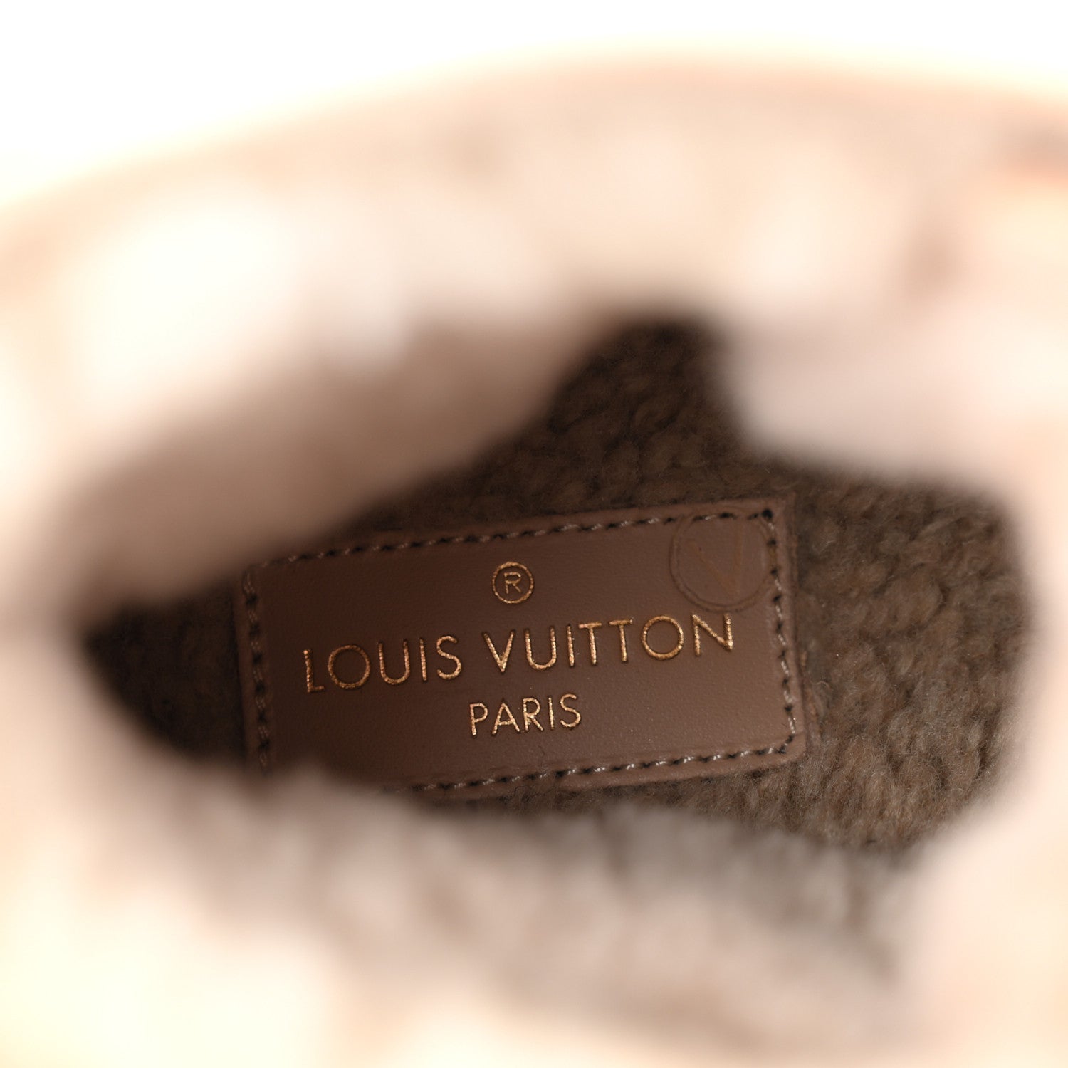 Louis Vuitton Suede Calfskin Minnea Sneaker Boot 38 Beige 6 of 10