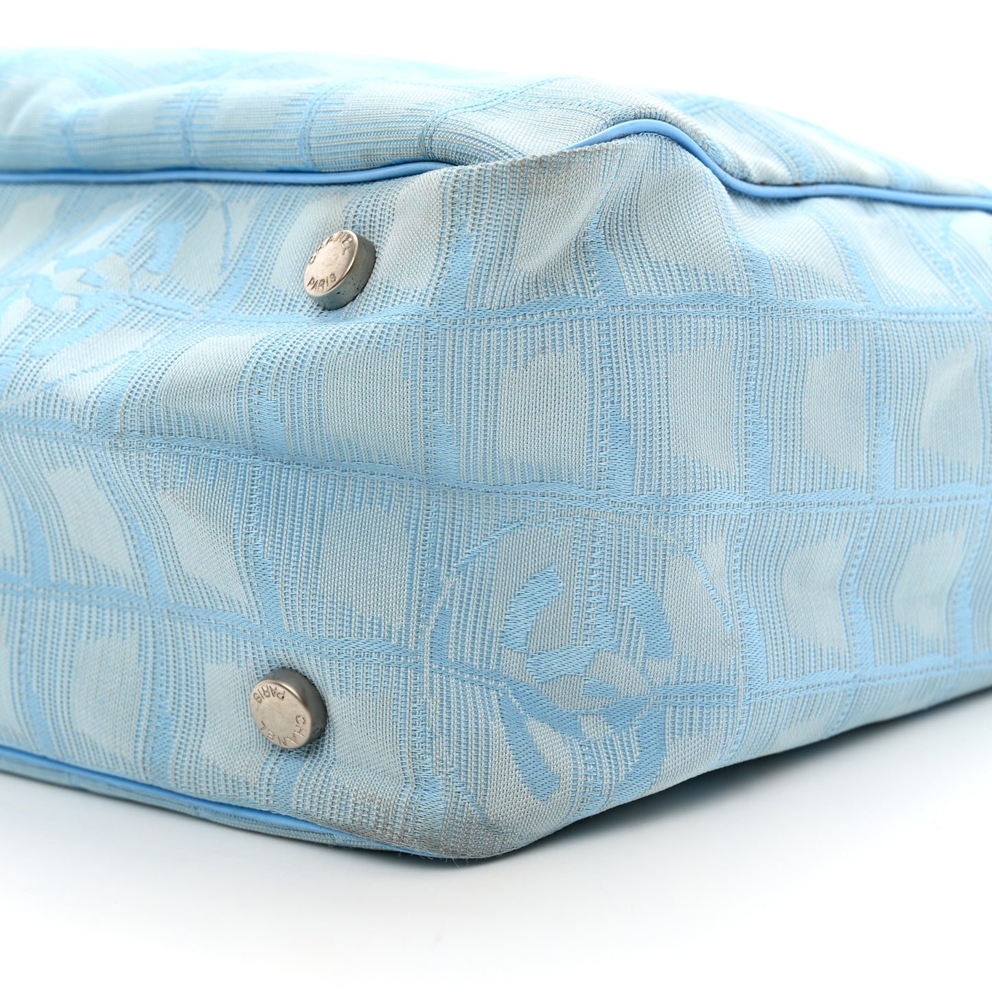 Nylon Travel Tote Blue