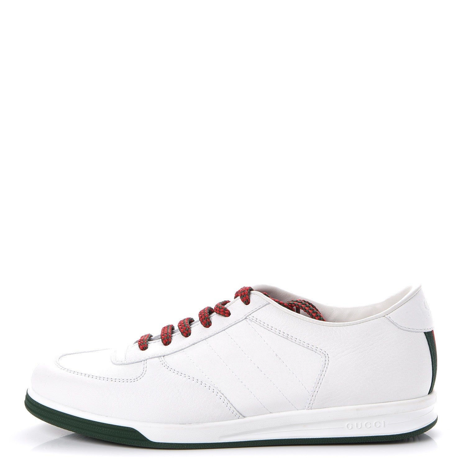 Gucci Calfskin 1984 Web Sneakers 37.5 White 1 of 11