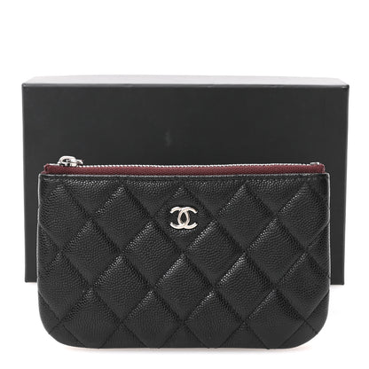 Chanel Caviar Quilted Small Cosmetic Case Black 11 of 11