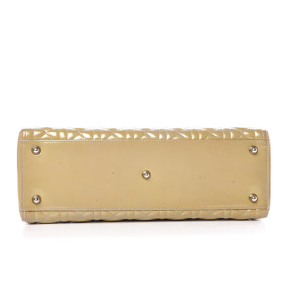 Christian Dior Patent Cannage Large Lady Dior Beige 15 of 16