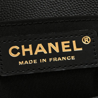Chanel Caviar Quilted Medium Boy Flap Black 6 of 13