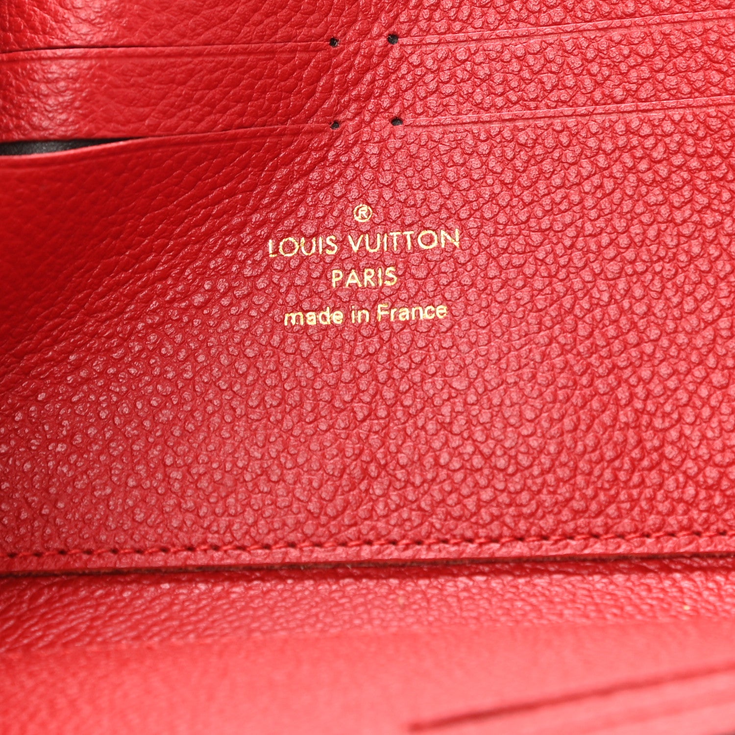 Louis Vuitton Empreinte Clemence Wallet Cherry 7 of 8