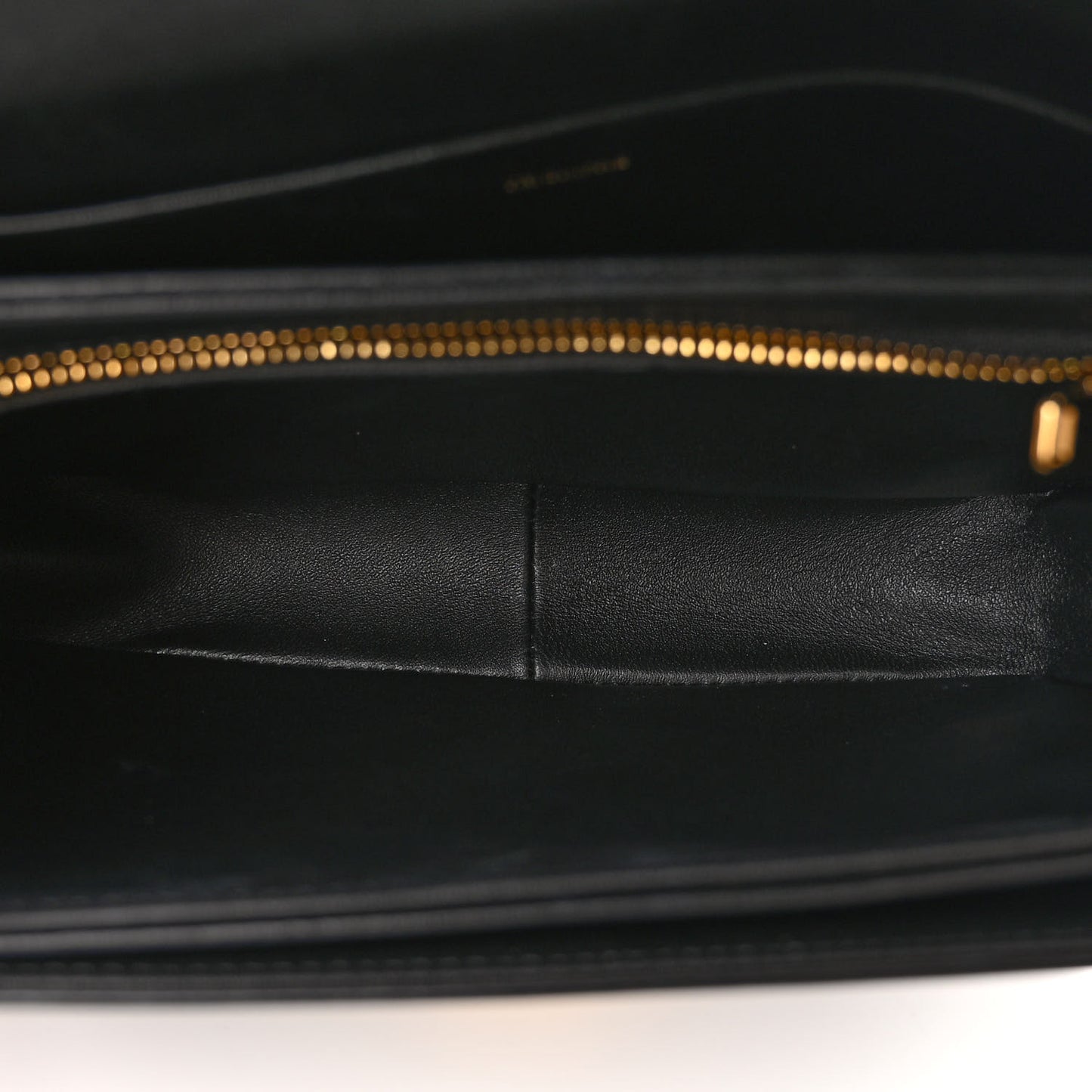Shiny Calfskin Small Triomphe Black