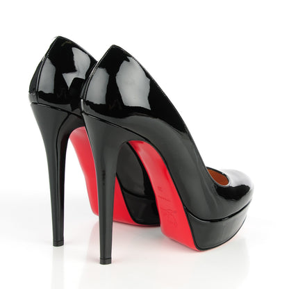 Christian Louboutin Patent Bianca 140 Pumps 39 Black 4 of 8