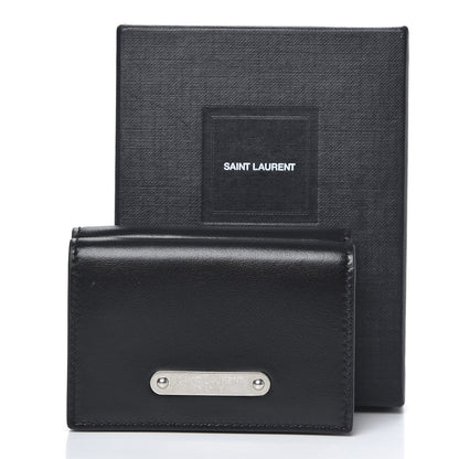 Saint Laurent Smooth Calfskin Business Card Case Black 7 of 7