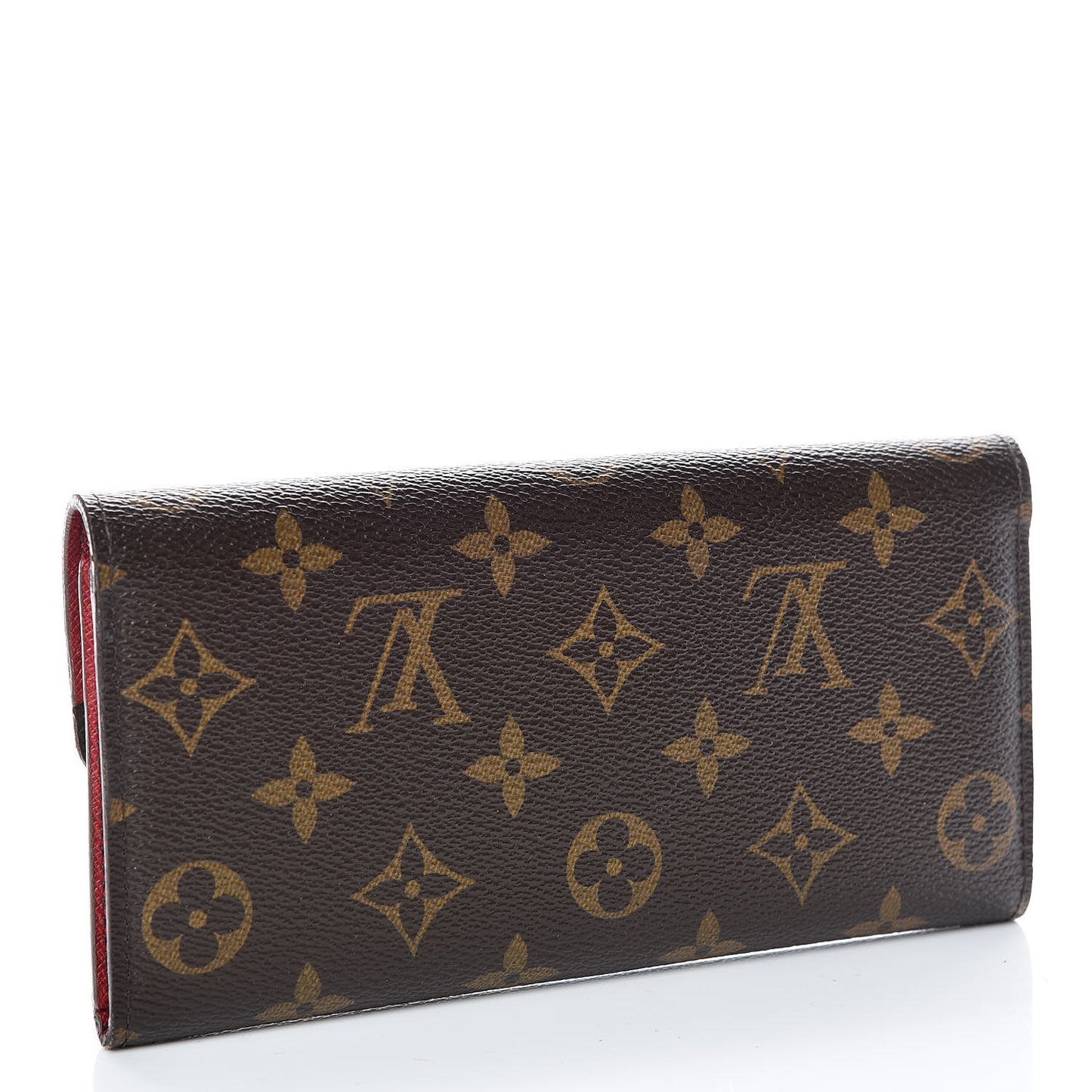 Monogram Emilie Wallet Red