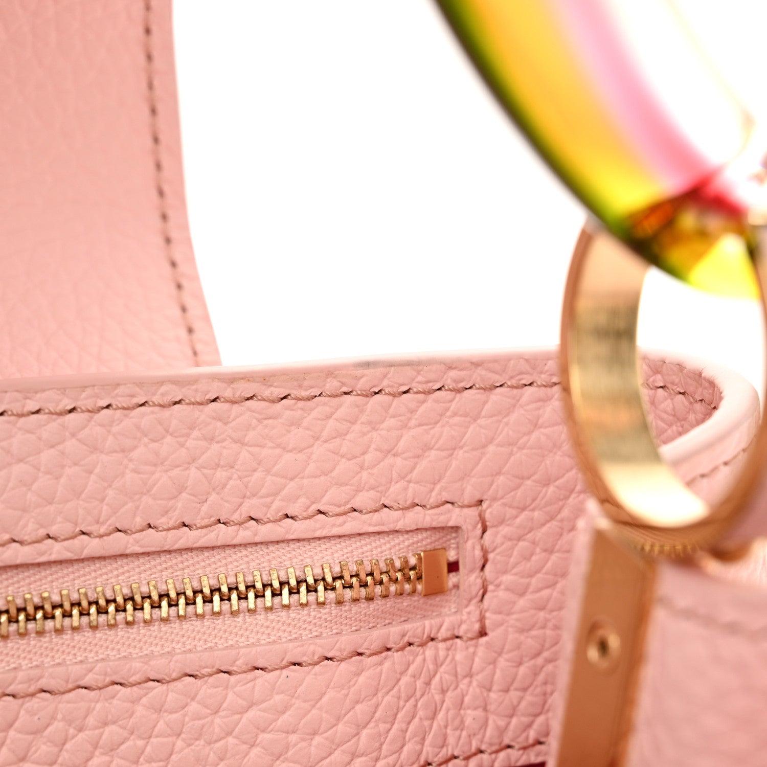 Louis Vuitton Taurillon Resin Murano Capucines BB Rose Jasmin 11 of 11