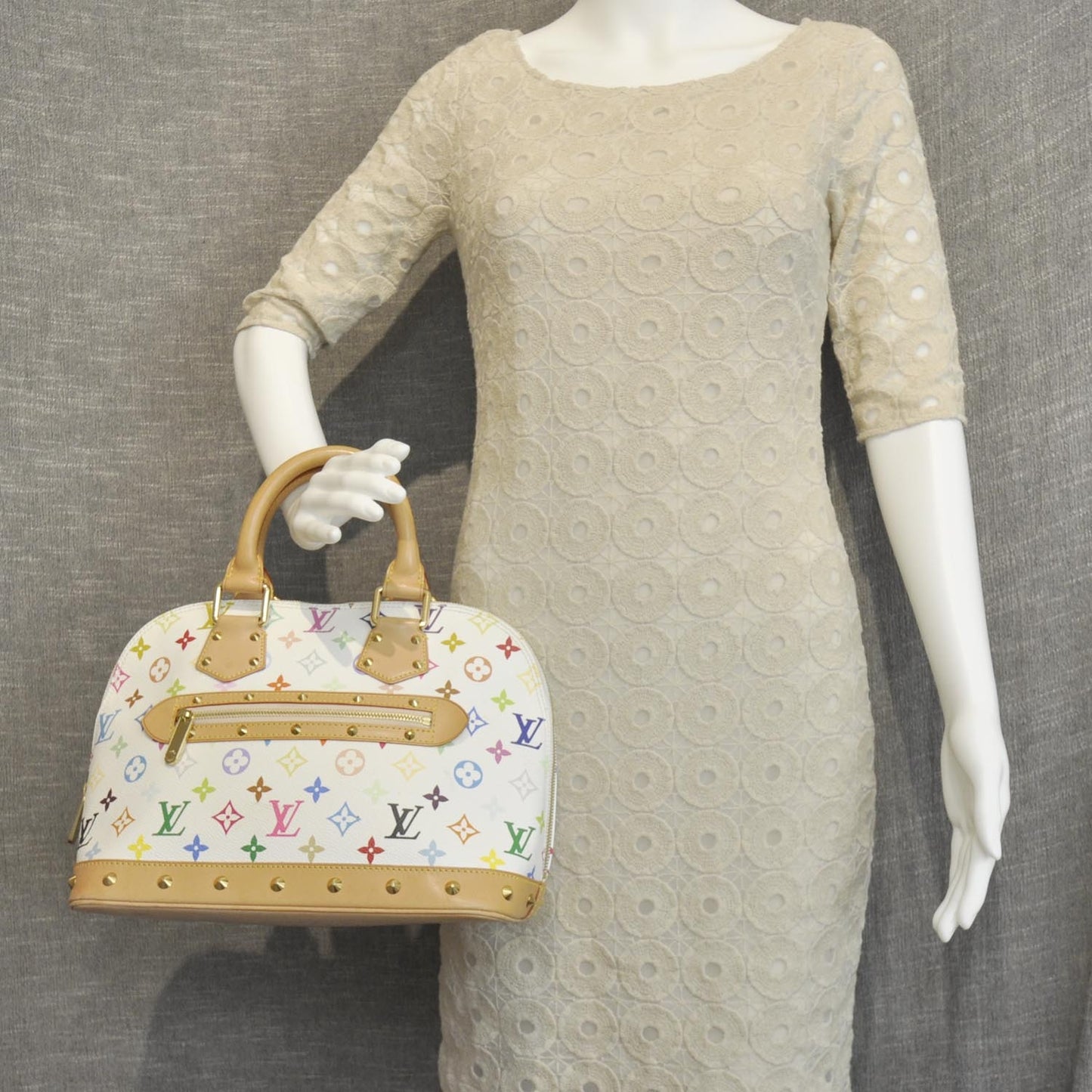 Monogram Multicolor Alma White
