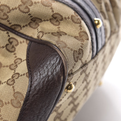 Gucci Monogram Medium Interlocking Icon Tote Dark Brown 10 of 12