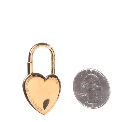 Hermes Annee De La Fantaisie Heart Cadena Lock Gold 2 of 7