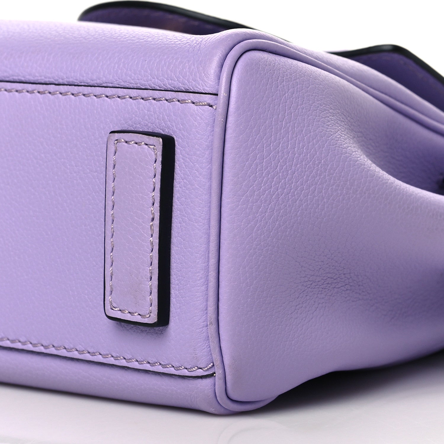 Versace Calfskin Medusa Small Top Handle Handbag Lilac 10 of 11