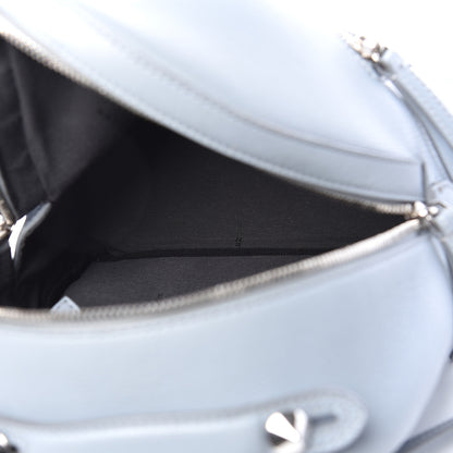 Fendi Vitello Dolce Crystal Flowerland Croc Tail Mini Backpack Grey 5 of 20