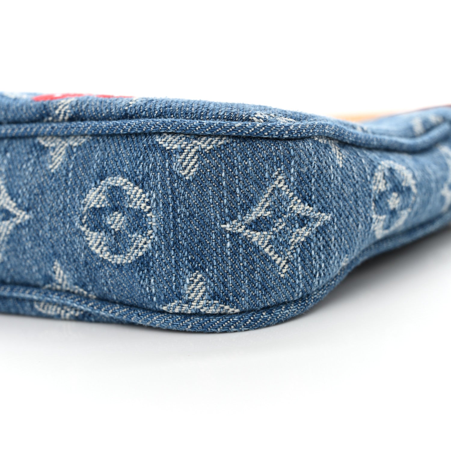 Louis Vuitton LV X TM Monogram Denim Cerises Pochette Accessories 9 of 10