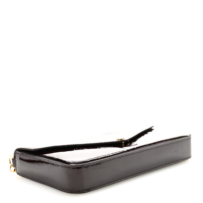 Louis Vuitton Vernis Pochette Felicie Chain Wallet Amarante 5 of 11