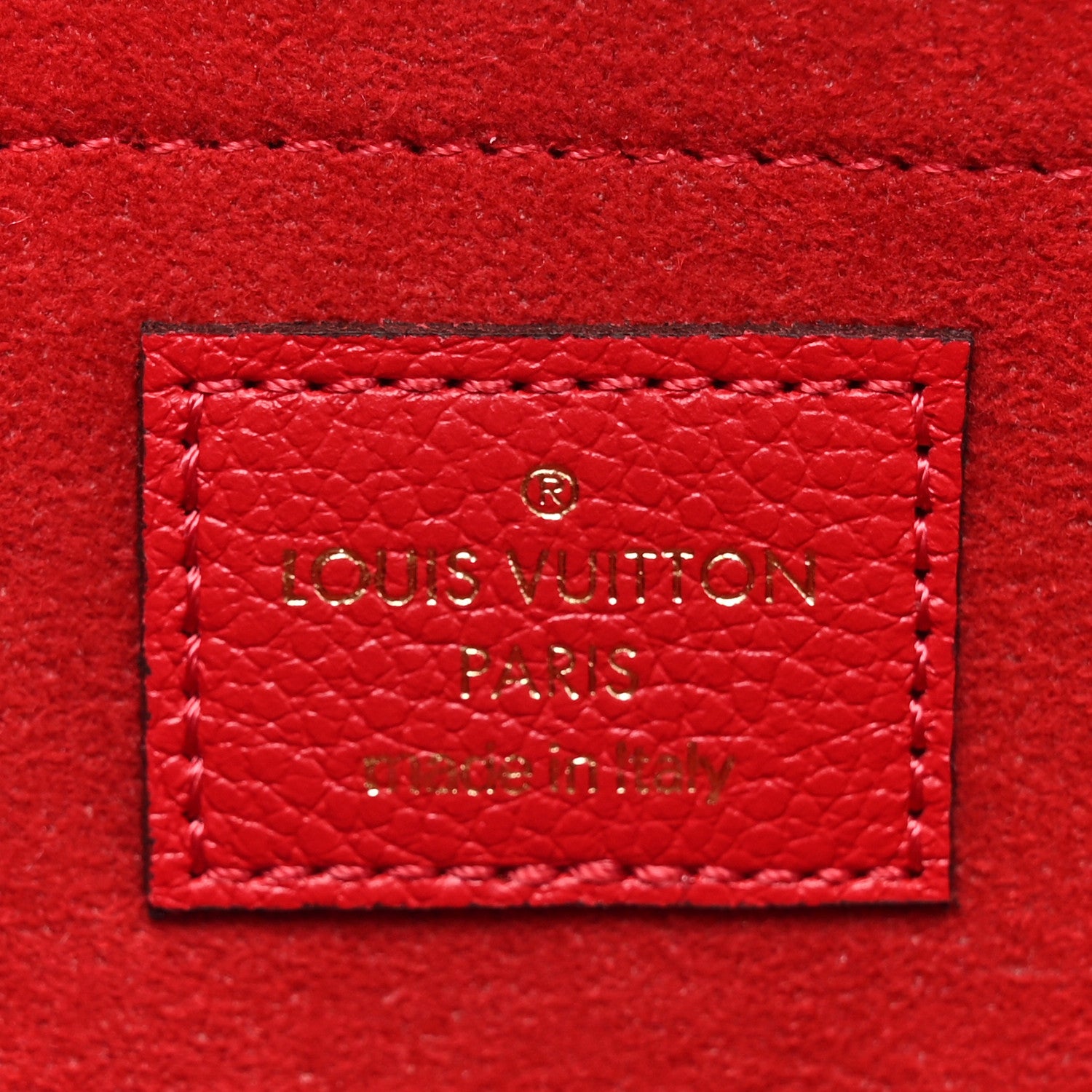 Louis Vuitton Empreinte Pochette Felicie Chain Wallet Scarlet 9 of 12