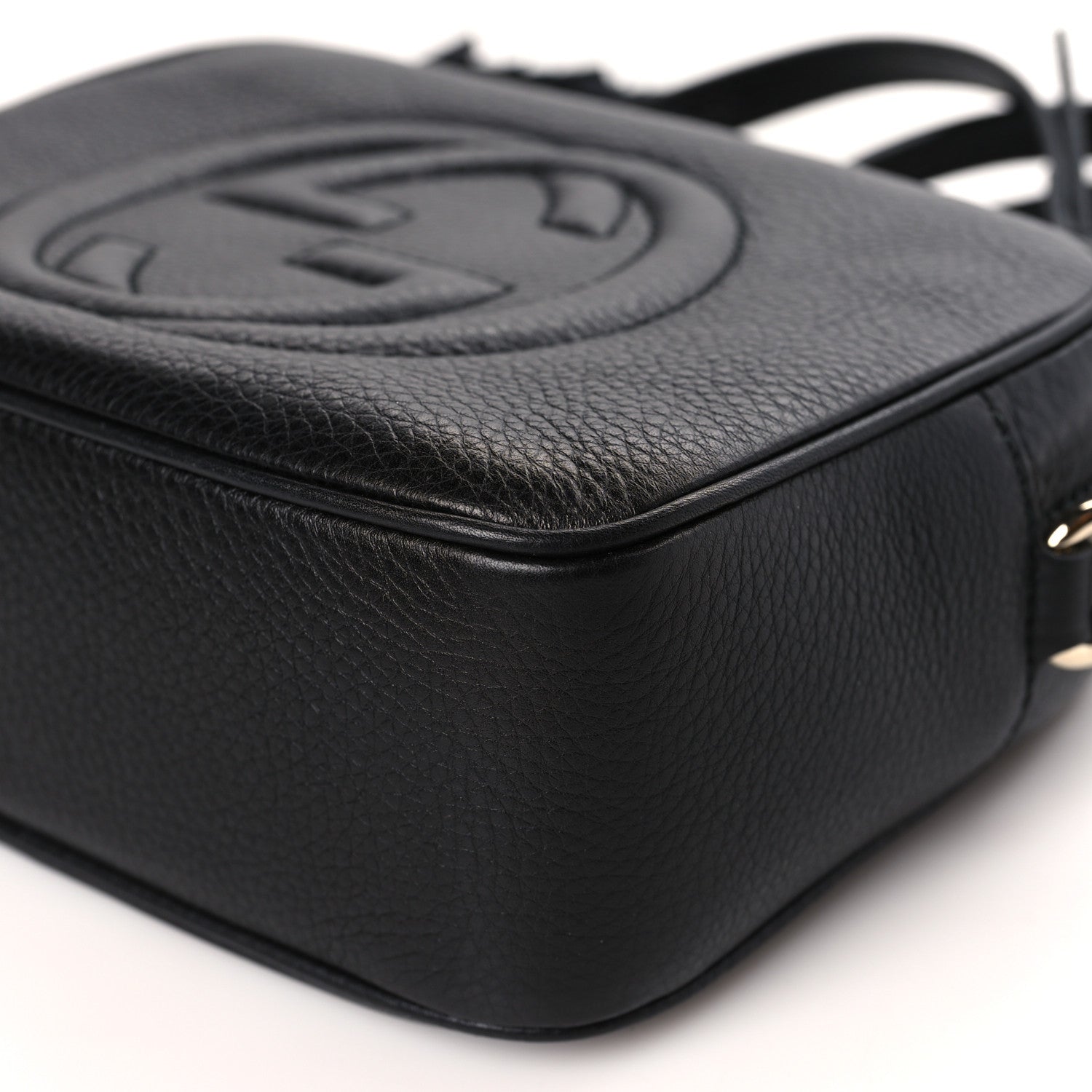Gucci Pebbled Calfskin Small Soho Disco Bag Black 9 of 9