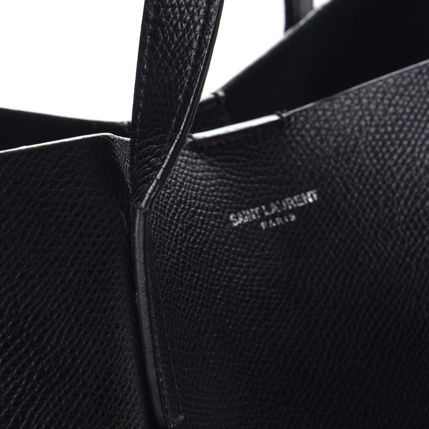 Calfskin Large Shopping Tote Black
