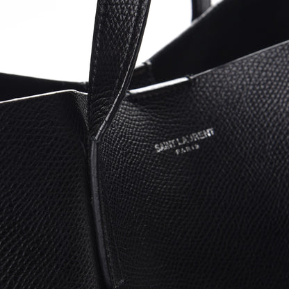 Saint Laurent Calfskin Large Shopping Tote Black 11 of 12