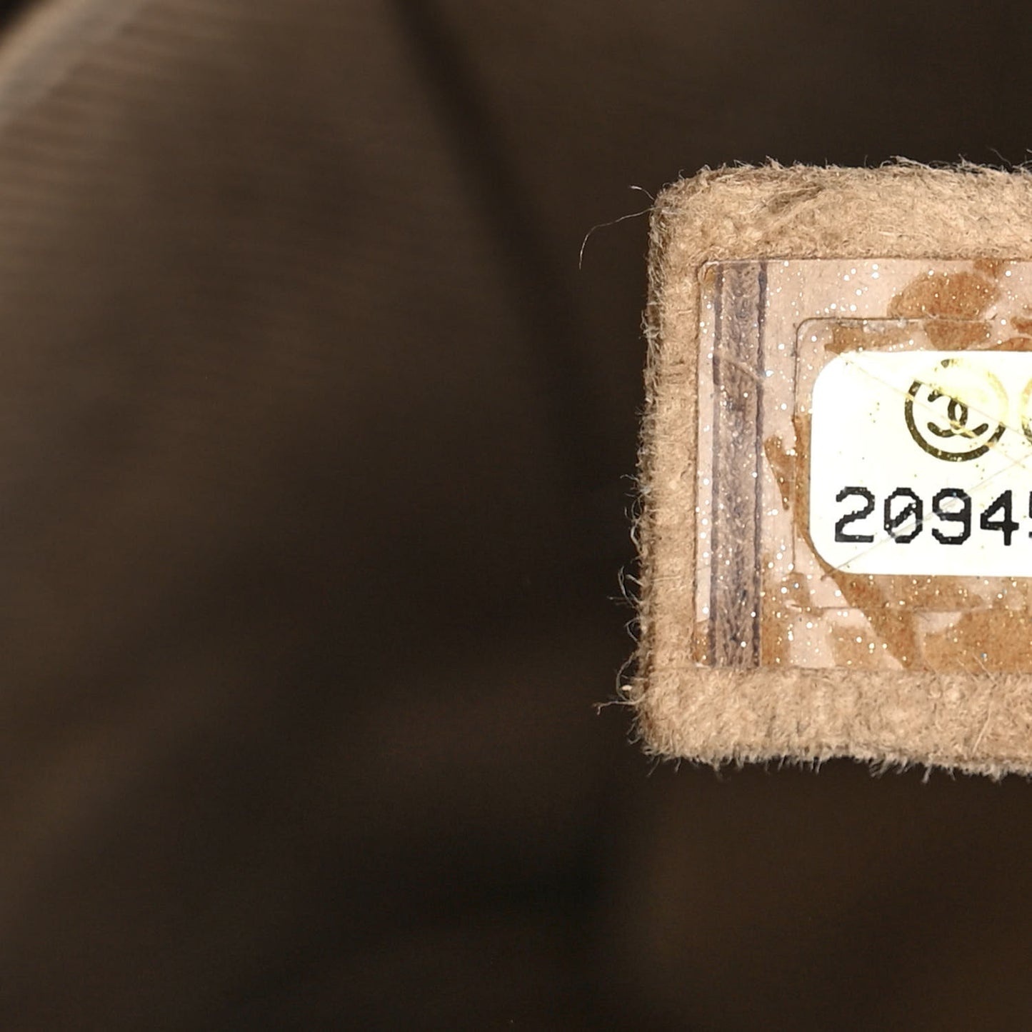 Glazed Caviar Medium Flap Khaki