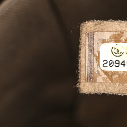 Chanel Glazed Caviar Medium Flap Khaki 8 of 14