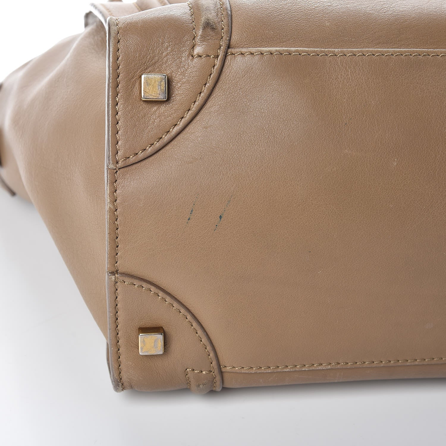 Celine Smooth Calfskin Mini Luggage Camel 17 of 35