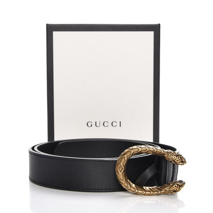 Gucci Calfskin Dionysus 30mm Belt 90 36 Black 6 of 6
