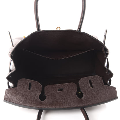 Hermes Togo Birkin 30 Chocolate 5 of 11