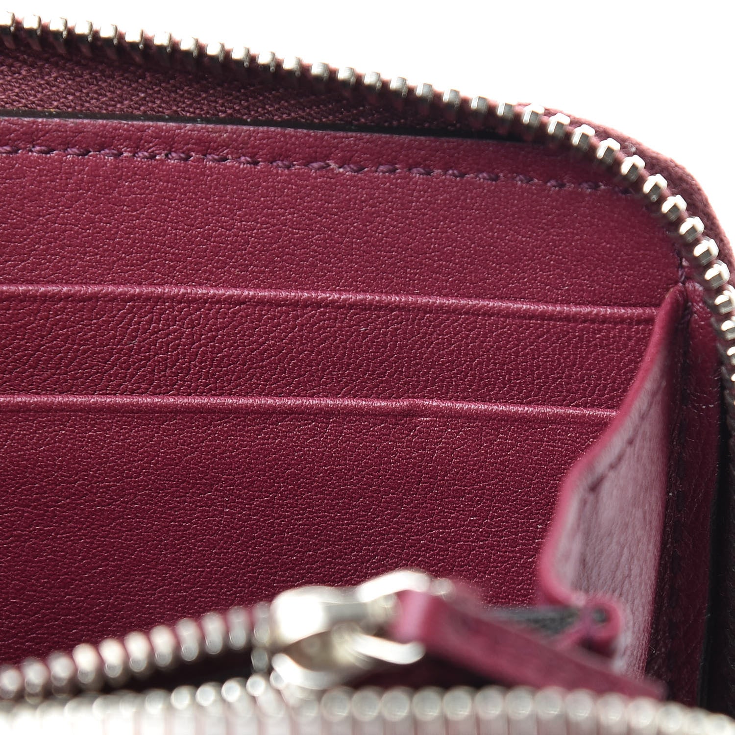 Gucci Crocodile Zip Around Card Case Cherry Gloss 10 of 16
