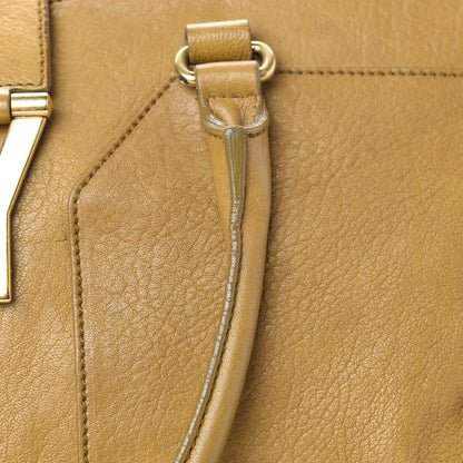 Saint Laurent Sheepskin Large Cabas ChYc Mustard 10 of 16