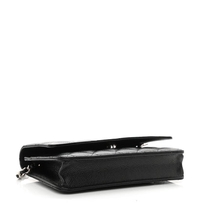 Chanel Caviar Quilted Wallet On Chain WOC Black 4 of 10