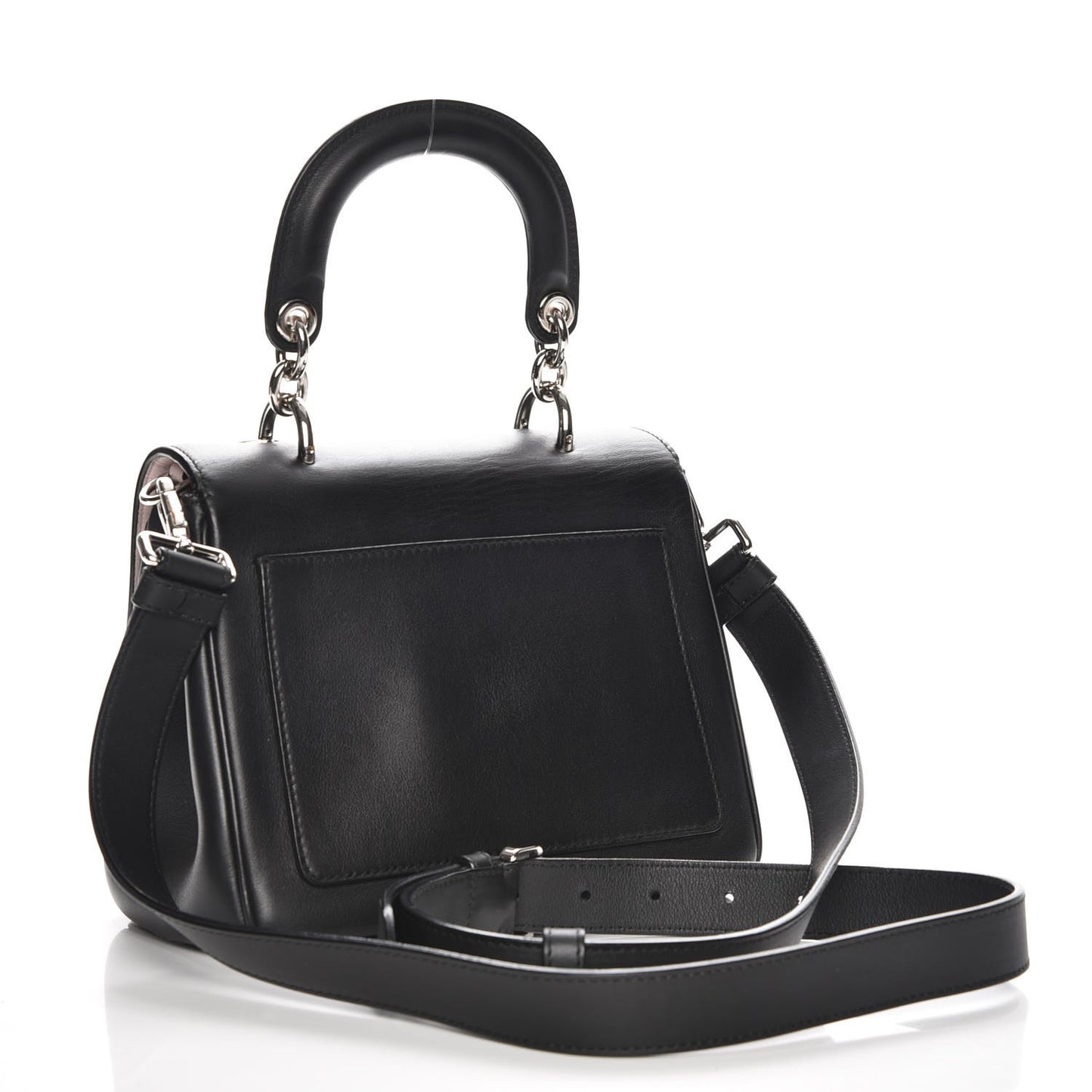 Calfskin Mini Be Dior Flap Black
