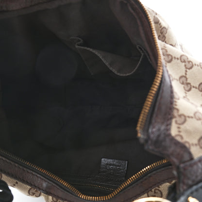 Gucci Monogram Medium Interlocking Hobo Dark Brown 5 of 12