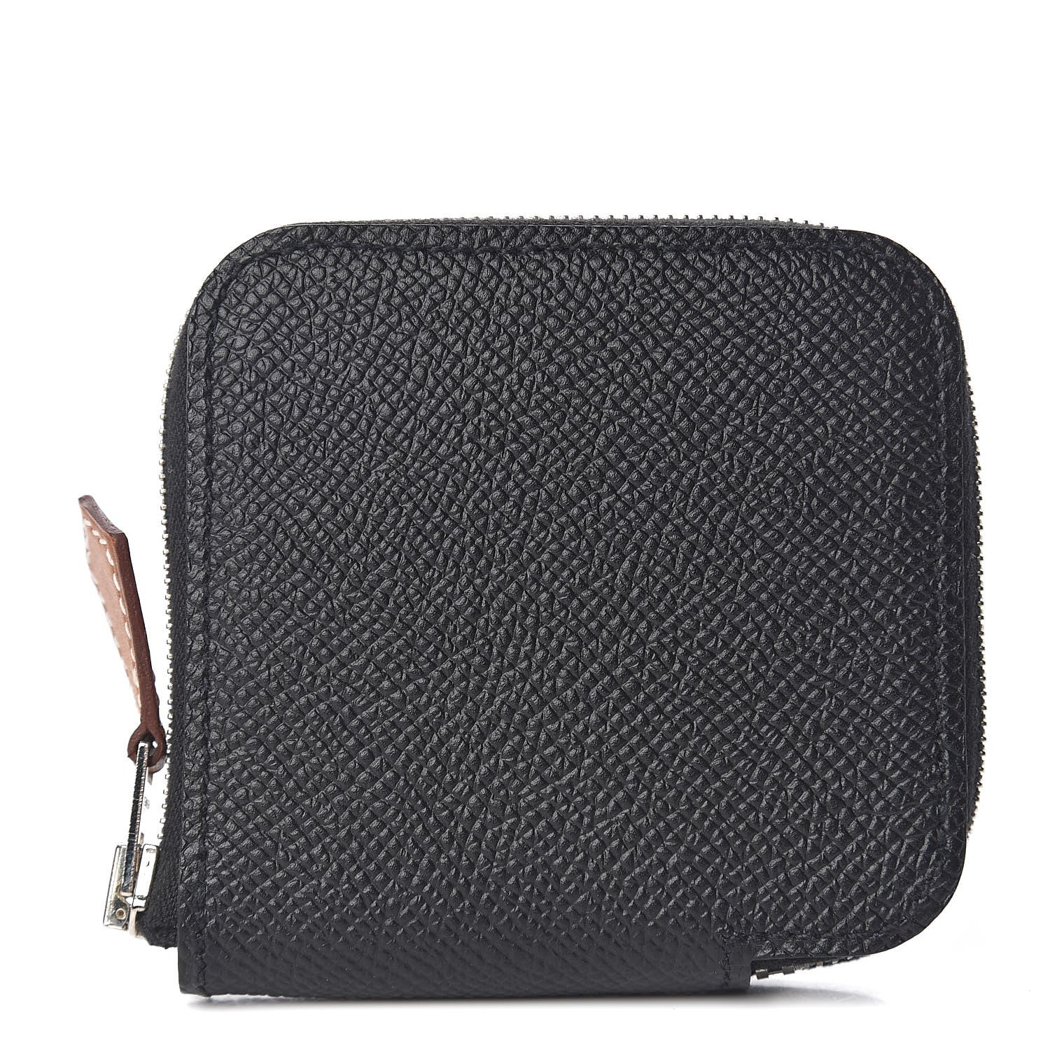 Hermes Epsom Silk'in Coin Purse Black 1 of 8