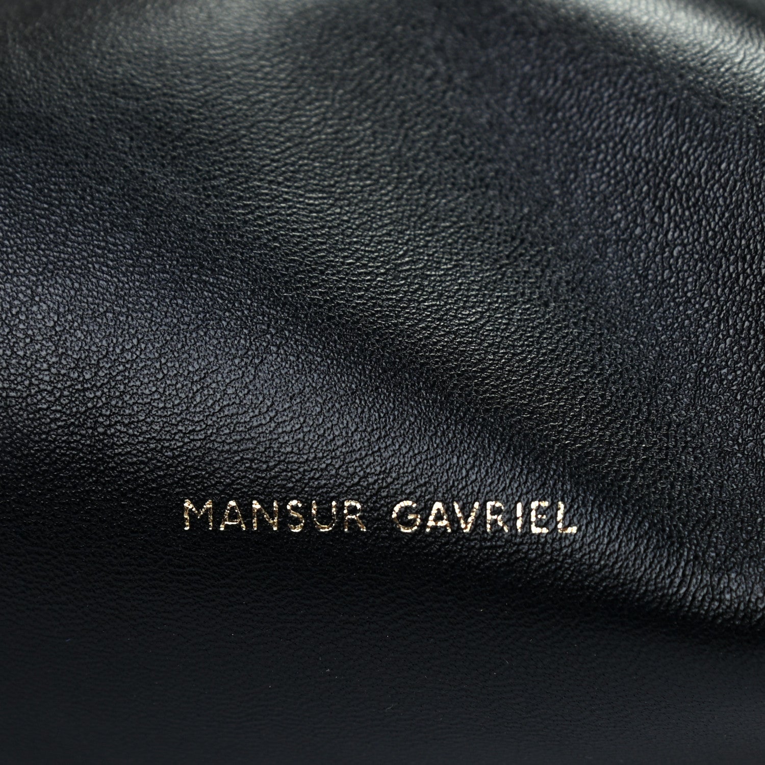 Mansur Gavriel Lambskin Cloud Clutch Black Flamma 6 of 10