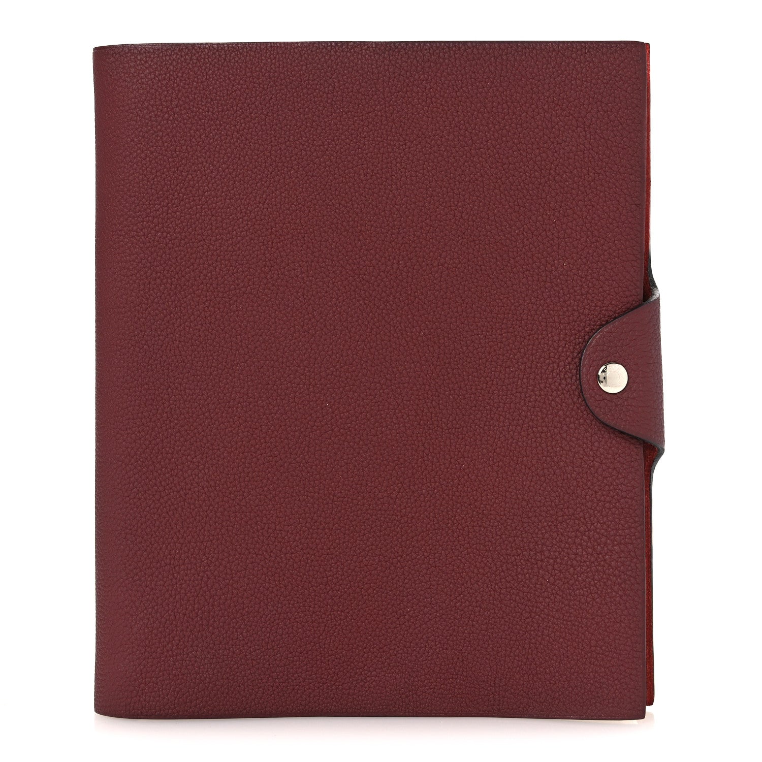 Hermes Togo Ulysse MM Notebook Cover Rouge H 1 of 8