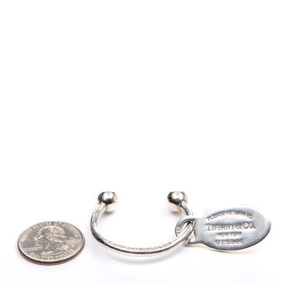 Tiffany Sterling Silver Return To Oval Key Ring 4 of 4