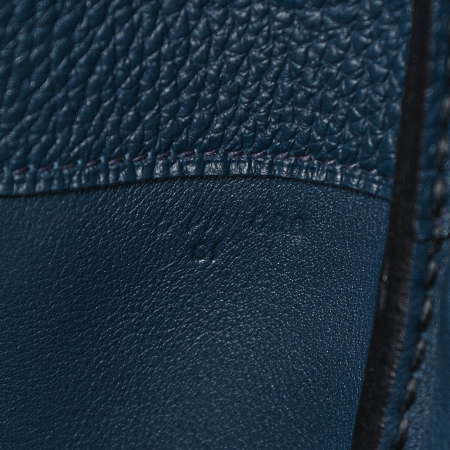 Hermes Togo HAC Endless Road Birkin 50 Bleu de Prusse 6 of 14