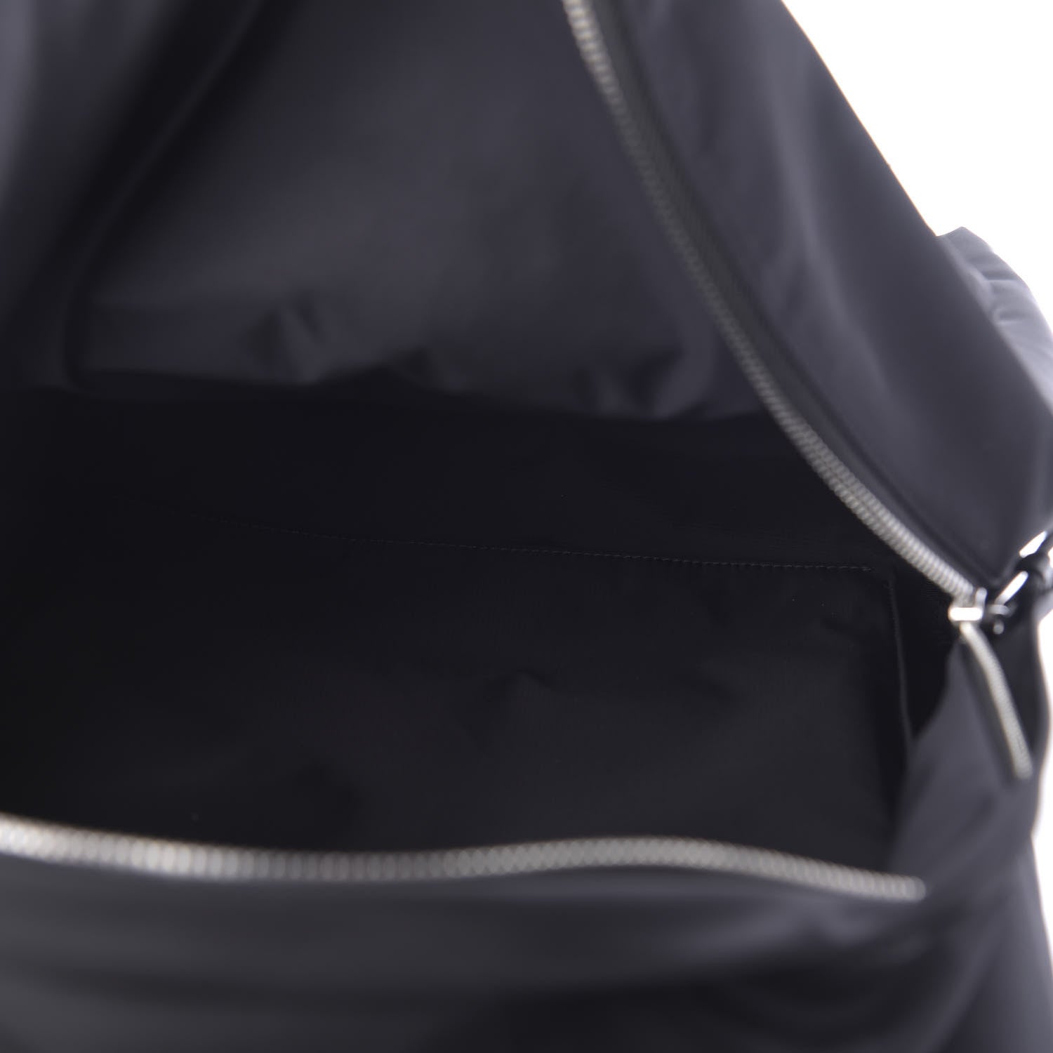 Burberry Nylon Logo Print Backpack Black 4 of 9